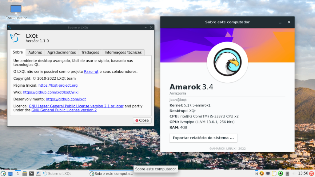 Amarok Linux 3.4 LXQt Beta
