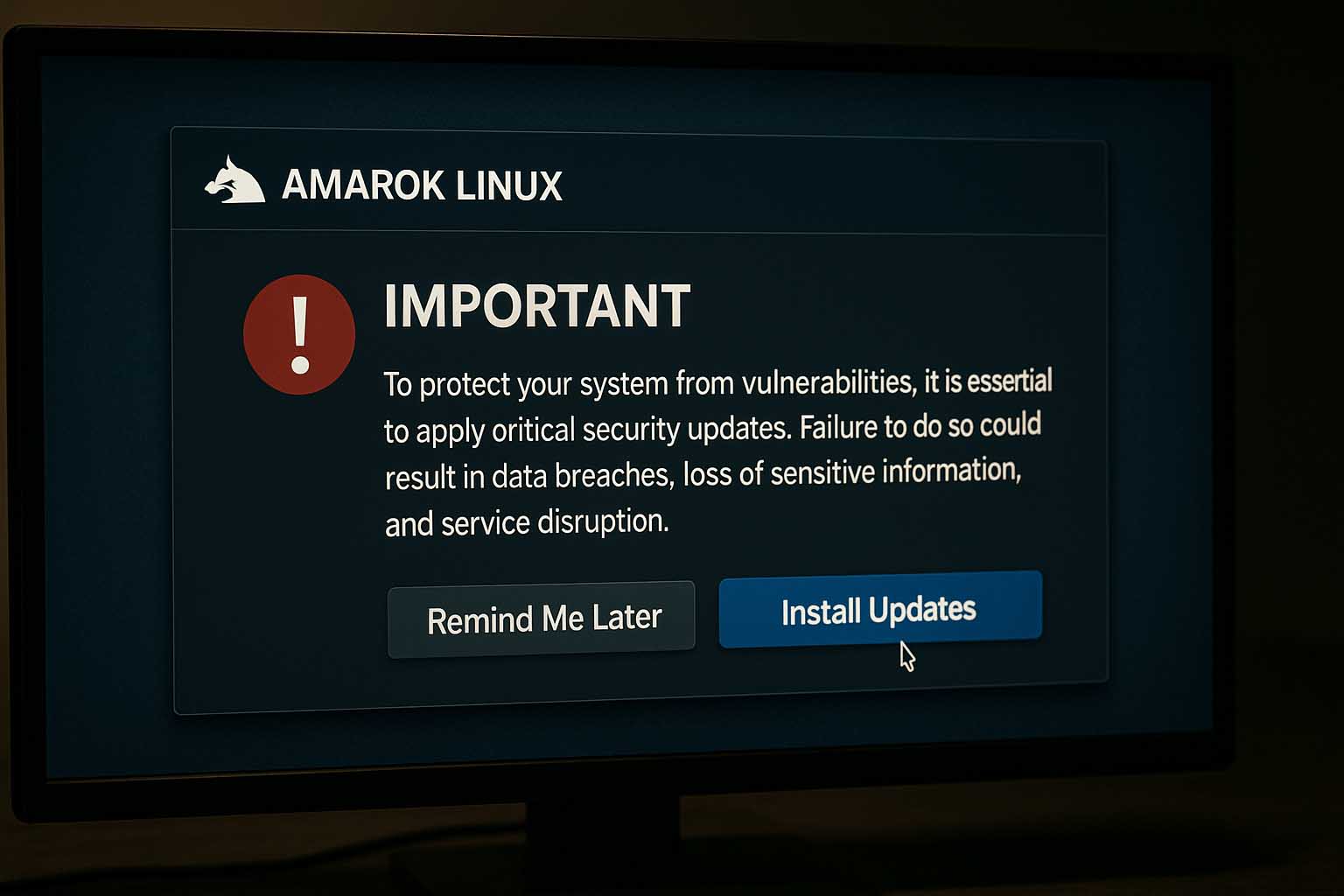 Amarok Linux Critical Update Notice