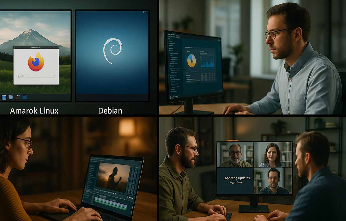 Amarok Linux vs Debian for System Stability