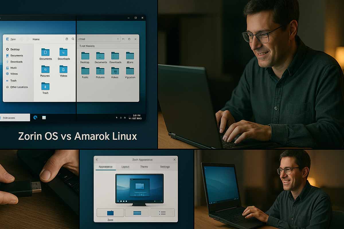 Zorin OS vs Amarok Linux for Windows Switchers