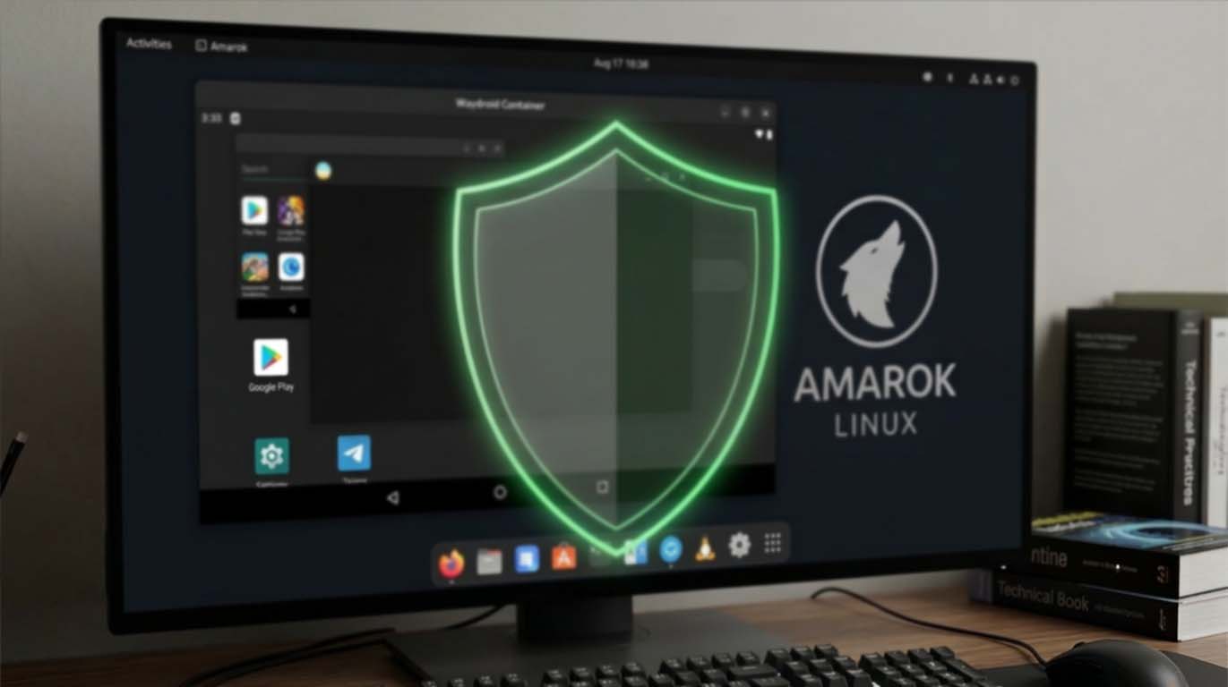Run Android Apps on Amarok Linux with Waydroid Safely
